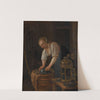 Woman scouring metalware (1650 - 1660) by Jan Steen