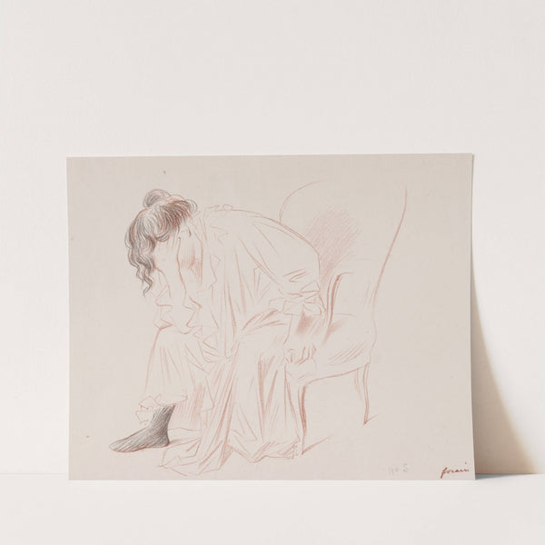 Woman Seated by Jean-Louis Forain