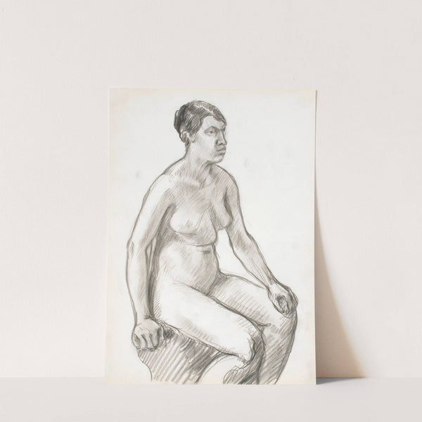 Woman Seated by Alfred William Finch