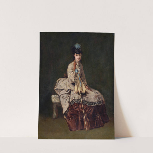 Woman Seated by Jules-Adolphe Goupil