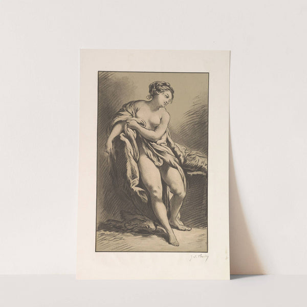 Woman Seated with Drapery by Georges William Thornley
