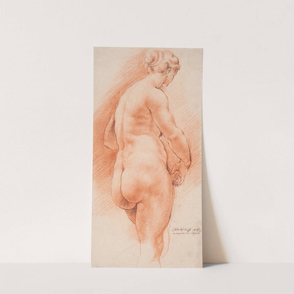 Woman seen from behind, half turned to the right by Willem Panneels