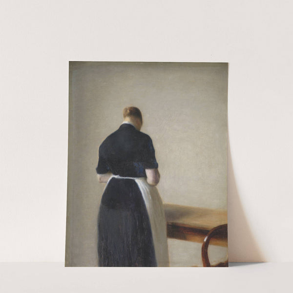 Woman seen from the Back (1888) by Vilhelm Hammershøi