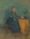Woman sitting at a chart (1892)