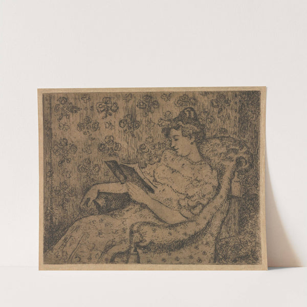 Woman Sitting Reading by Georges Lemmen
