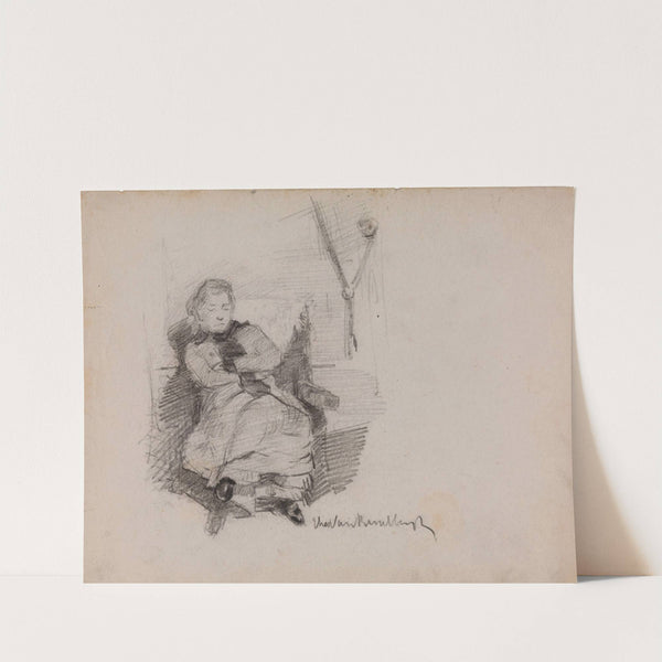 Woman Sleeping by Theo van Rysselberghe