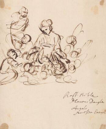 Woman Surrounded by Children