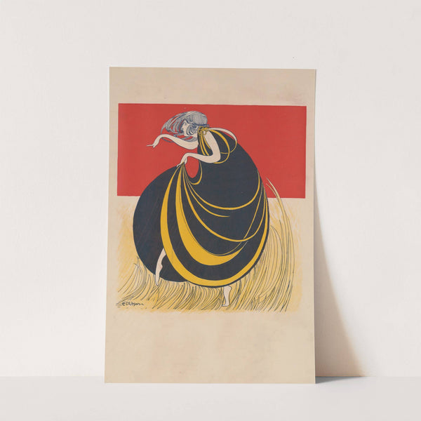 Woman Tip-toeing by E. P. Upjohn