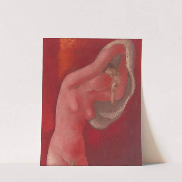 Woman Undressing by Mikuláš Galanda