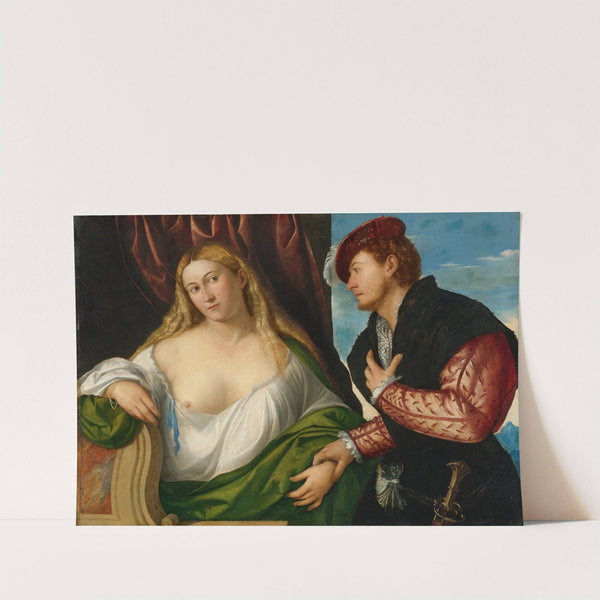 Woman Visited By Her Lover by Bernardino Licinio