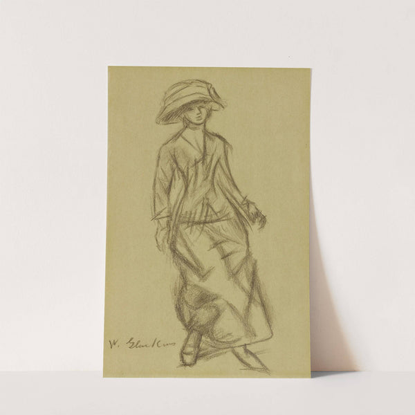 Woman Walking by William James Glackens