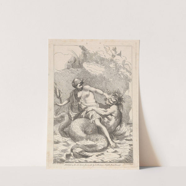 Woman warding off Monster by John Hamilton Mortimer