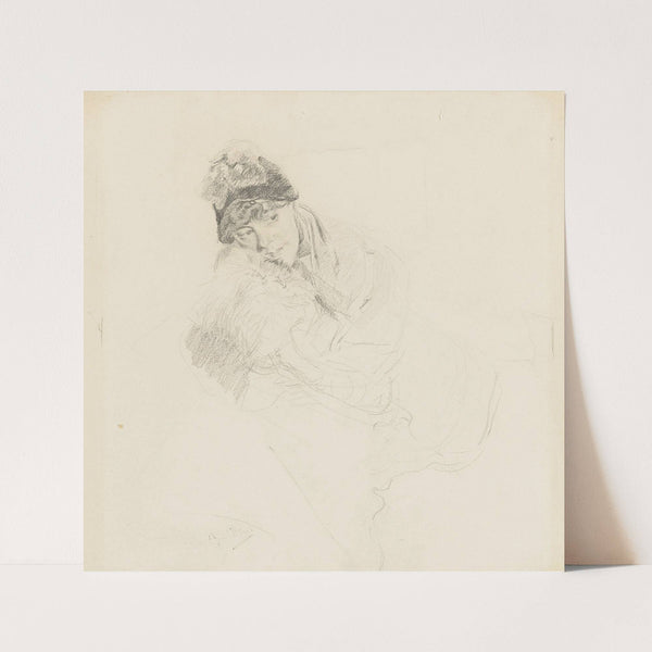 Woman Wearing a Hat by Giovanni Boldini