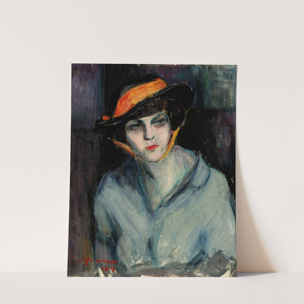 Woman Wearing A Hat by Jalmari Ruokokoski