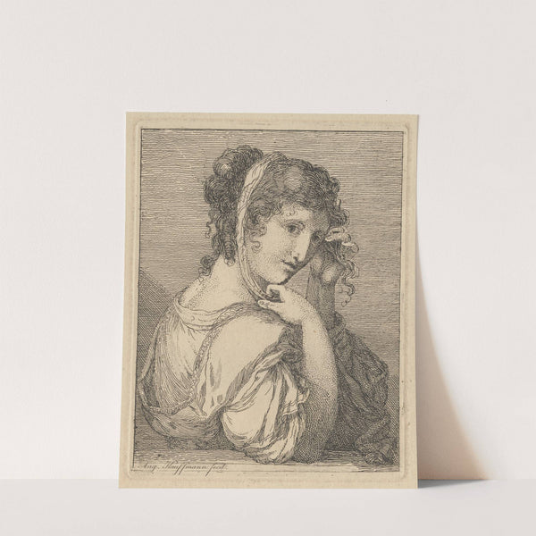 Woman Weeping Beside an Urn (1767) by Angelica Kauffmann