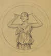 Woman with a basket on her head (1880 - 1920)
