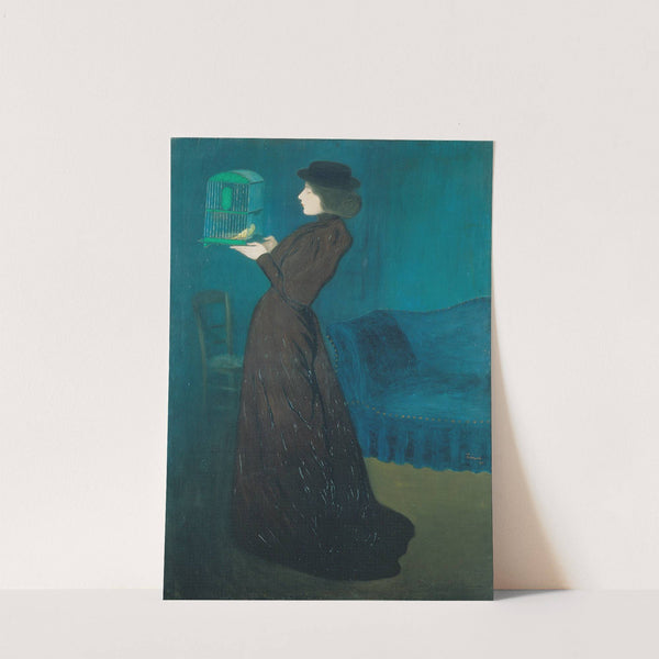 Woman with a Birdcage by József Rippl-Rónai