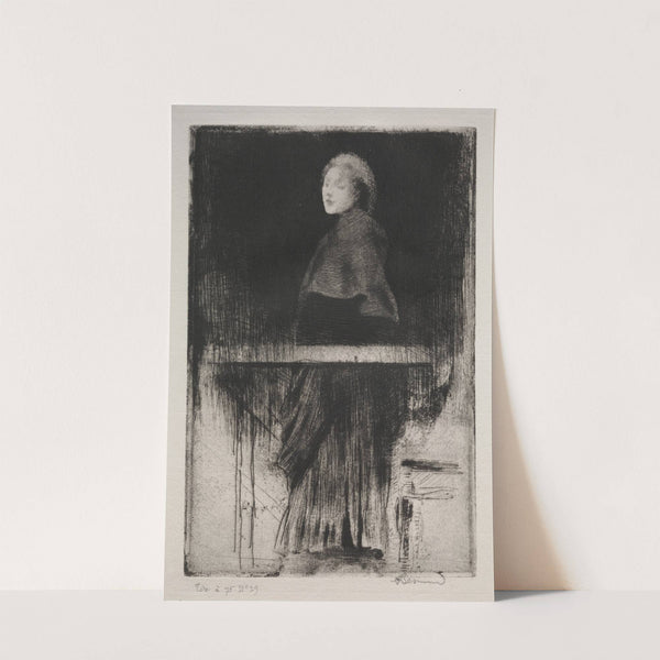 Woman with a Cape (1889) by Albert Besnard