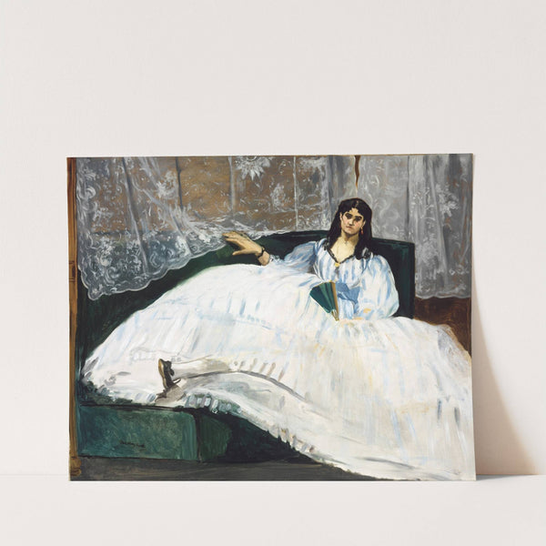 Woman With A Fan by Édouard Manet