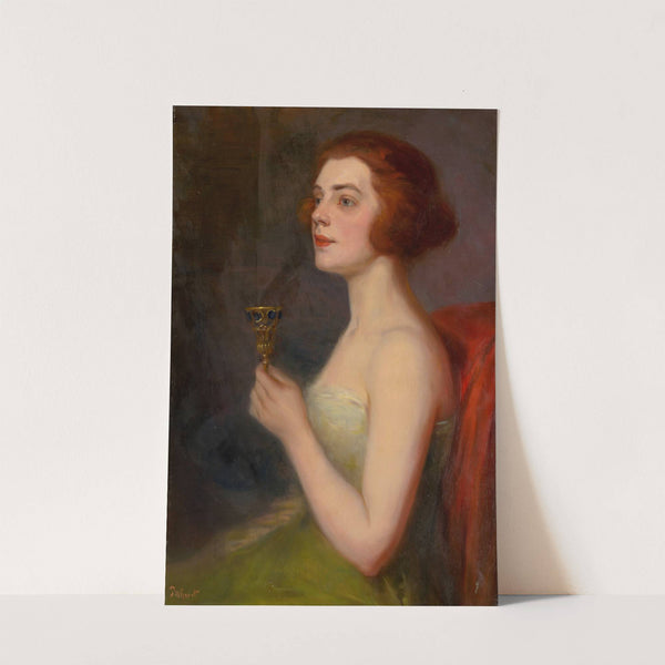 Woman with a Goblet (1910) by Ľudovít Pitthordt