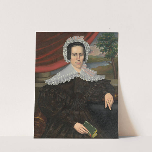 Woman with a Green Book (Louisa Gallond Cook) (1838) by Erastus Salisbury Field