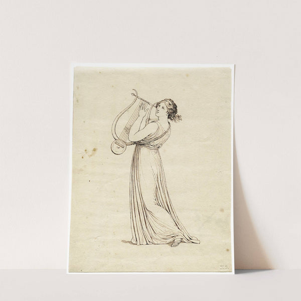 Woman with a lyre by David Humbert de Superville