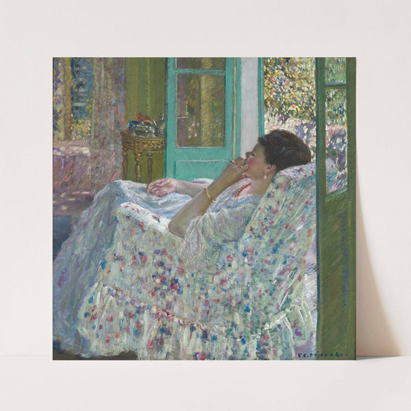 Woman with a Mirror (Femme qui se mire)by Frederick Carl Frieseke