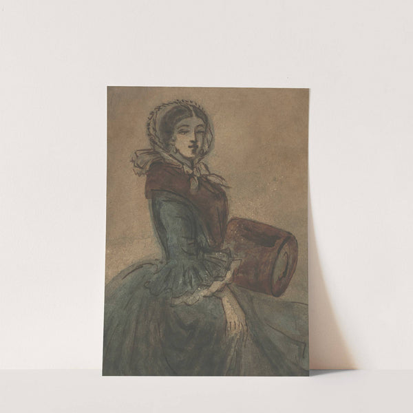 Woman with a Muff by Constantin Guys