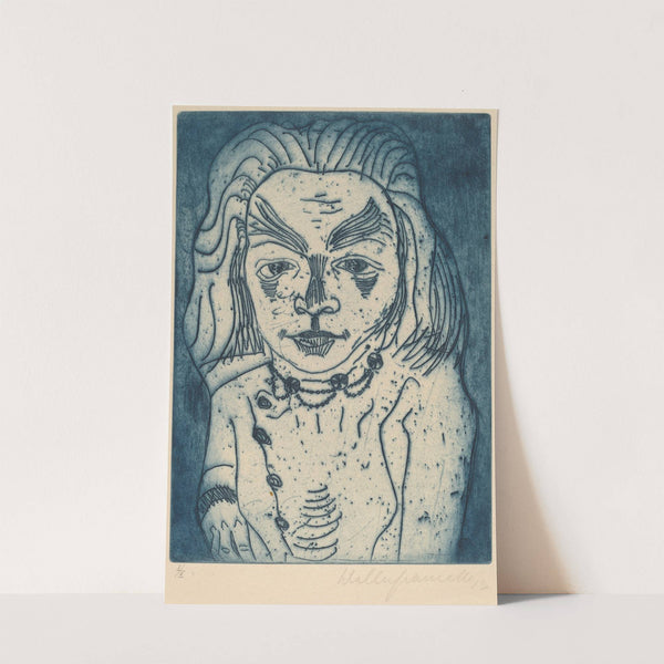 Woman with a Necklace (1923) by Walter Gramatté