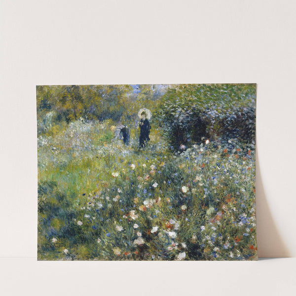 Woman with a Parasol in a Garden by Pierre-Auguste Renoir