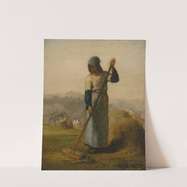 Woman with a Rake by Jean-François Millet