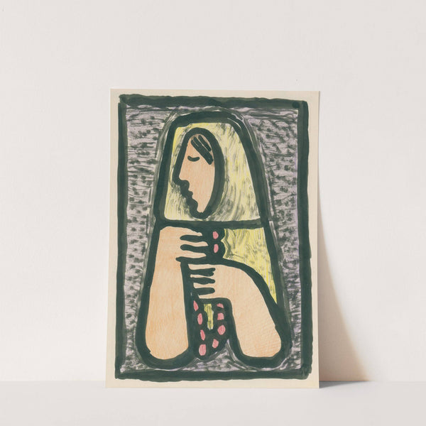 Woman with a Rosary by Mikuláš Galanda