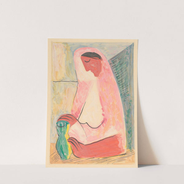 Woman with a vase by Mikuláš Galanda