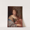 Woman with a Violin (possibly Saint Cecilia) by Circle Of Giovanni Andrea Sirani
