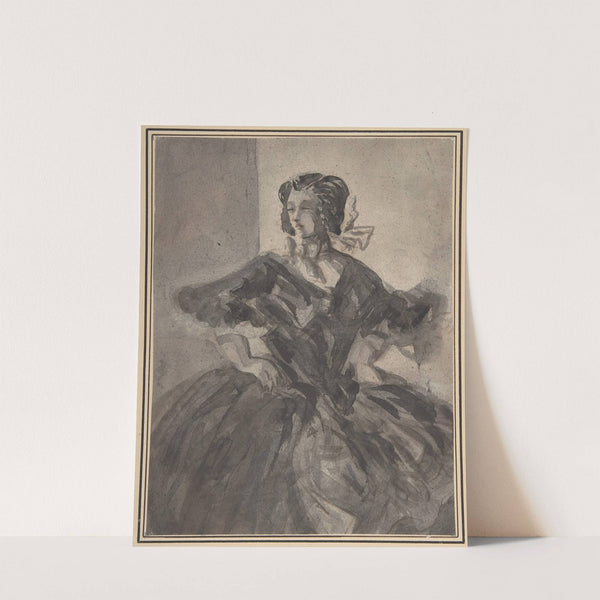 Woman with Arms Akimbo by Constantin Guys