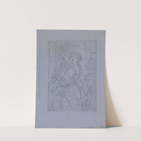 Woman with Basket by Nicaise De Keyser