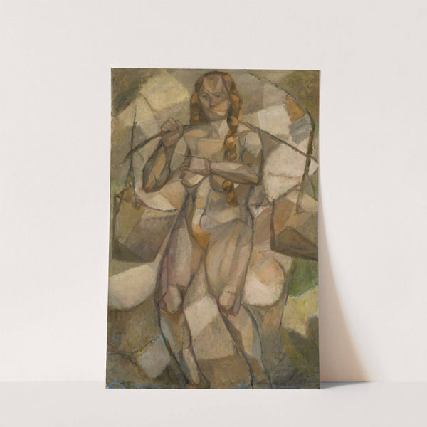 Woman with buckets (1913) by Tadeusz Makowski