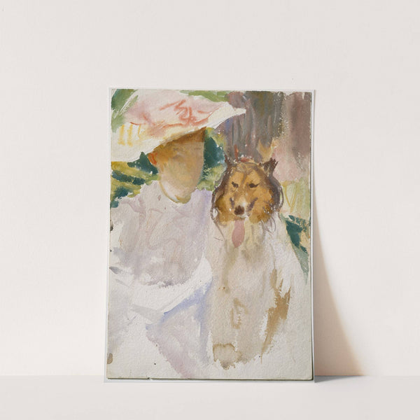 Woman with Collie by John Singer Sargent