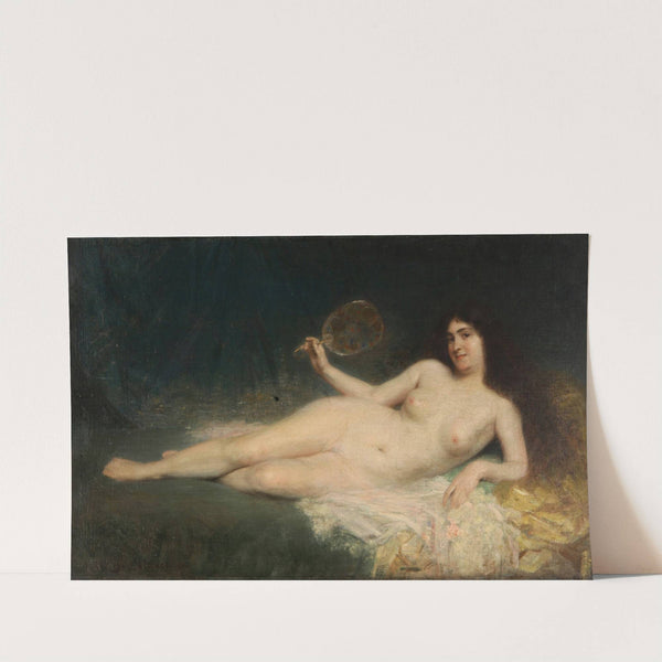 Woman with fan (1900) by Severo Rodríguez Etchart