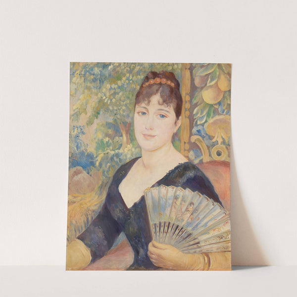 Woman with Fan (Femme à l'éventail) by Pierre-Auguste Renoir