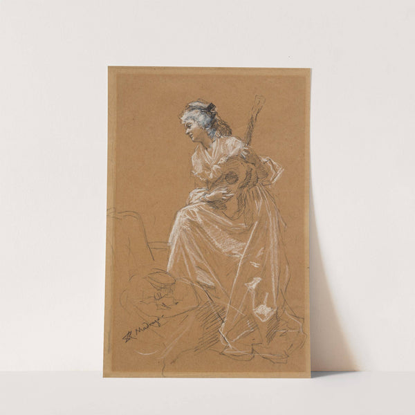 Woman With Guitar (1885–1905) by Raimundo de Madrazo y Garreta