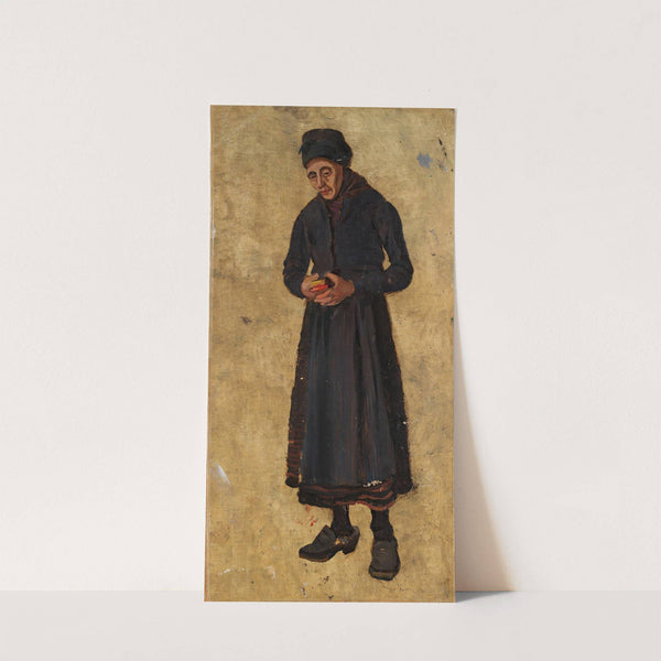 Woman with Hymnbook by Frederik Collett