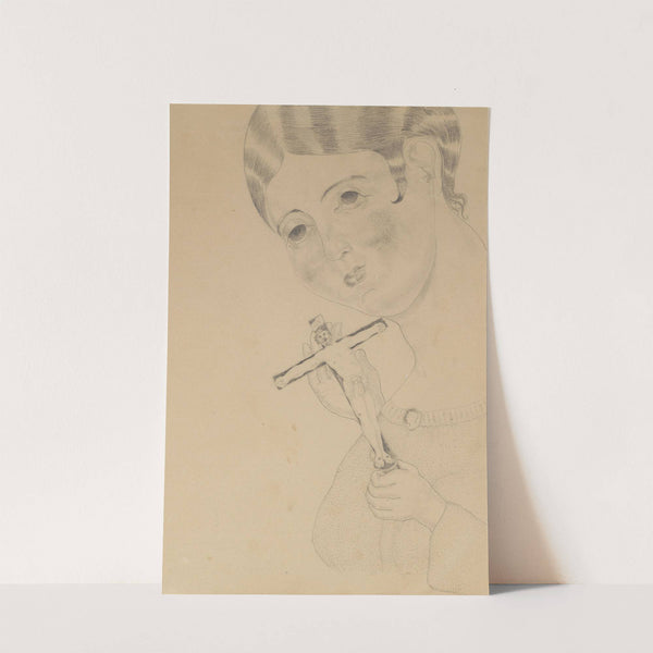 Woman with Krucifix (2000) by Ernst Josephson