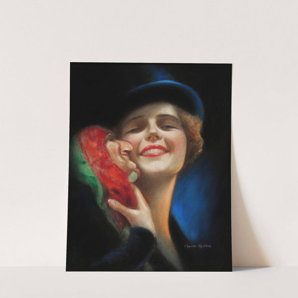 Woman with Mask (c. 1920) by Charles Gates Sheldon