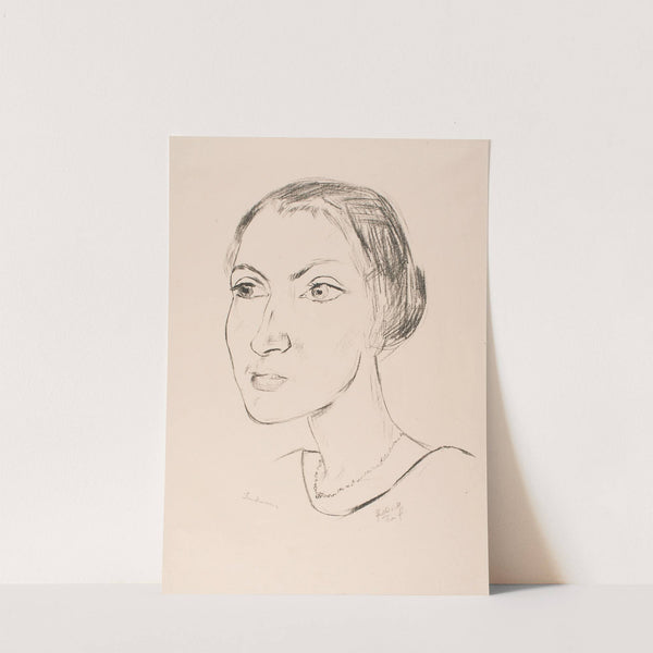 Woman with Necklace (Frau Parcus) (1921) by Max Beckmann