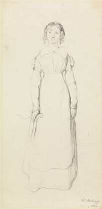 Woman with Ringlets, Standing (1824)