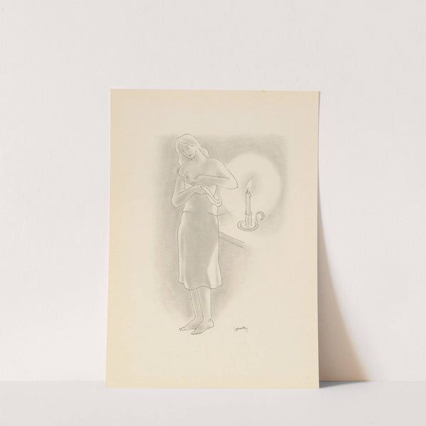 Woman with Shirt I. by Mikuláš Galanda