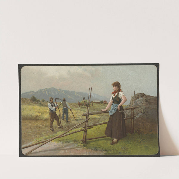 Woman with sickle by Axel Hjalmar Ender