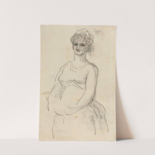 Woman with Veil by Honoré Daumier