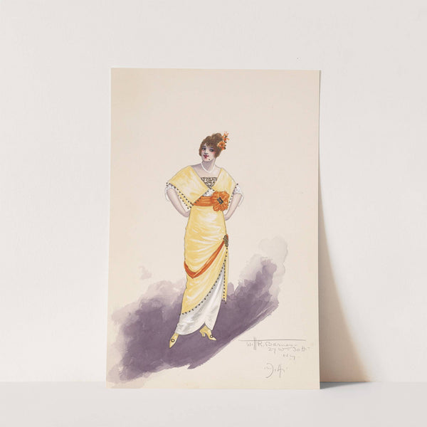 Woman's costume by Will R. Barnes